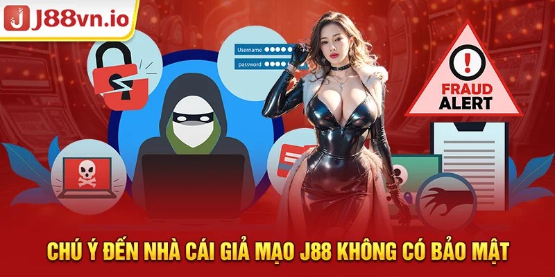 Chú ý đến nhà cái giả mạo j88 không có bảo mật